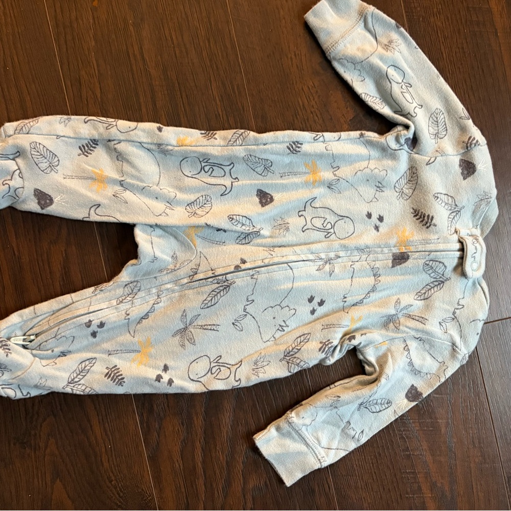 Dinosaur Print Infant One Piece Sleeper